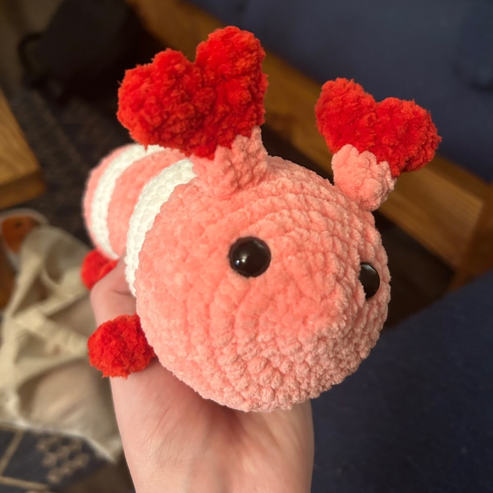 Handmade Crochet Lovebug Plush